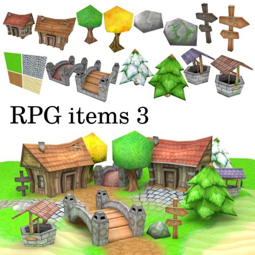 Low-Poly RPG Item Collection 3 preview image
